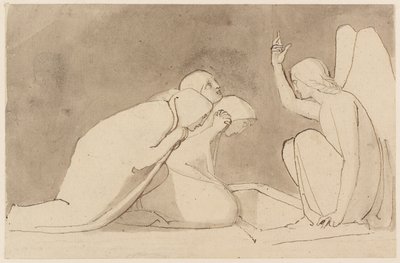Three Marys at the Sepulchre by John Flaxman